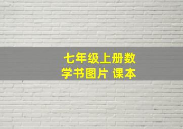 七年级上册数学书图片 课本